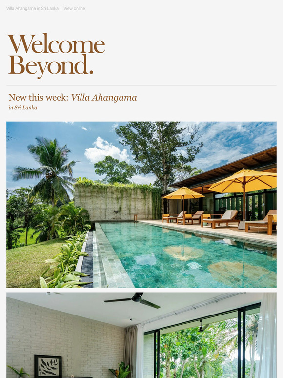 New this week: Villa Ahangama
