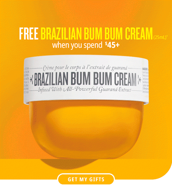 Free Brazilian Bum Bum Cream & Cheirosa 71 Perfume Mist when you spend $65+