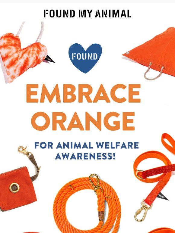 Embrace Orange for Animal Welfare Awareness! 🧡