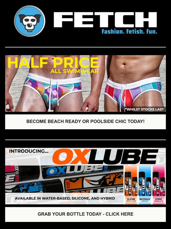 HALF PRICE on all SWIMWEAR - This Weekend Only!