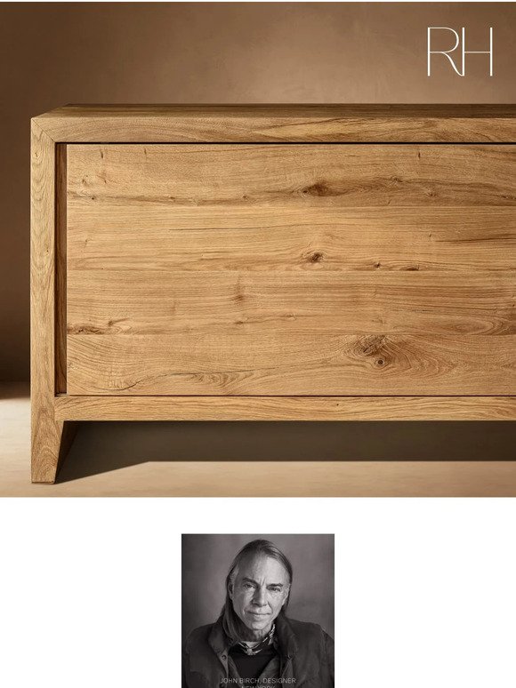 The Wyeth Collection in European White Oak. Designed by John Birch, New York.