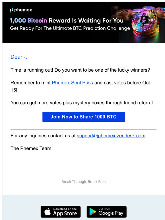 Phemex New Ambassador $10,000 Bonus Campaign! - Phemex