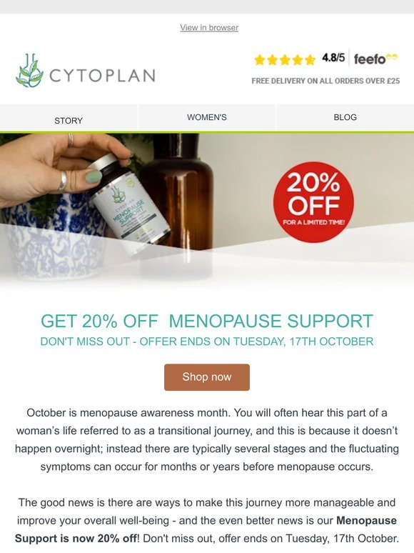 Menopause awareness month