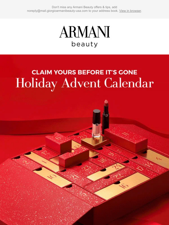 Armani Beauty (Loreal USA) THE WAIT IS OVER The Holiday