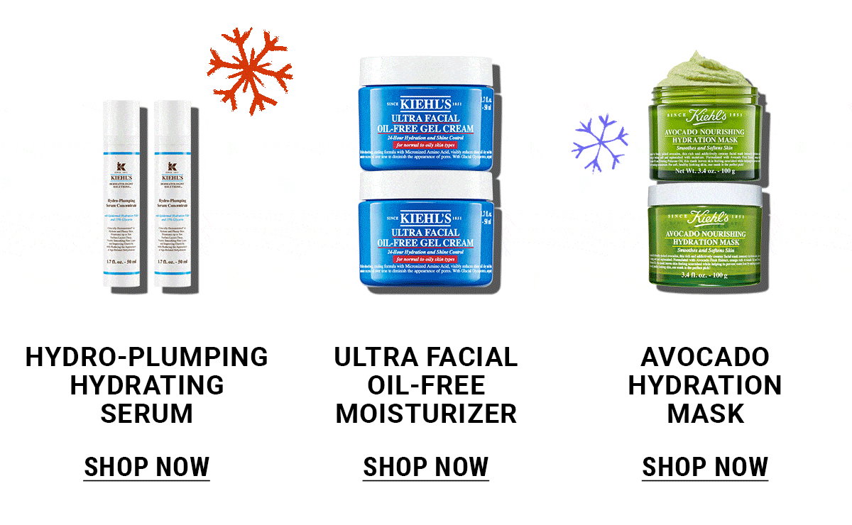 Hydro-Plumping Serum, Ultra-Facial Cleanser, Avocado Mask