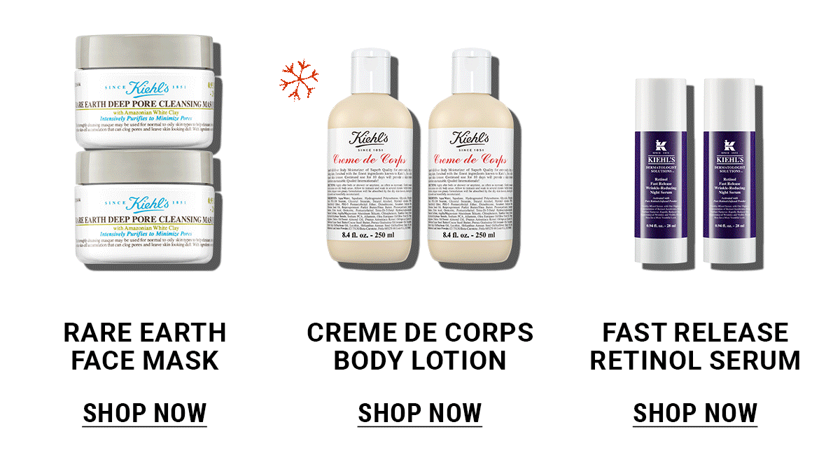 Rare Face Mask, Creme De Corps, Fast Release Retinol