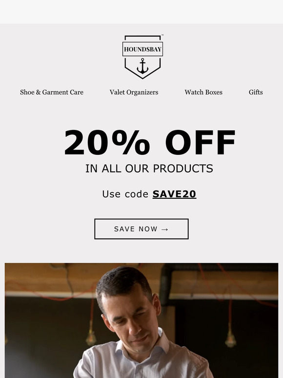20% OFF Sitewide!
