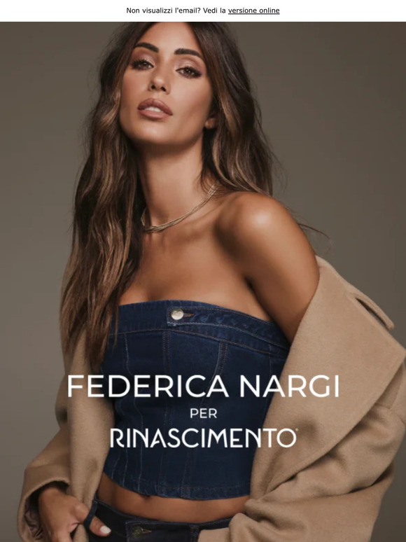 Federica Nargi per Rinascimento