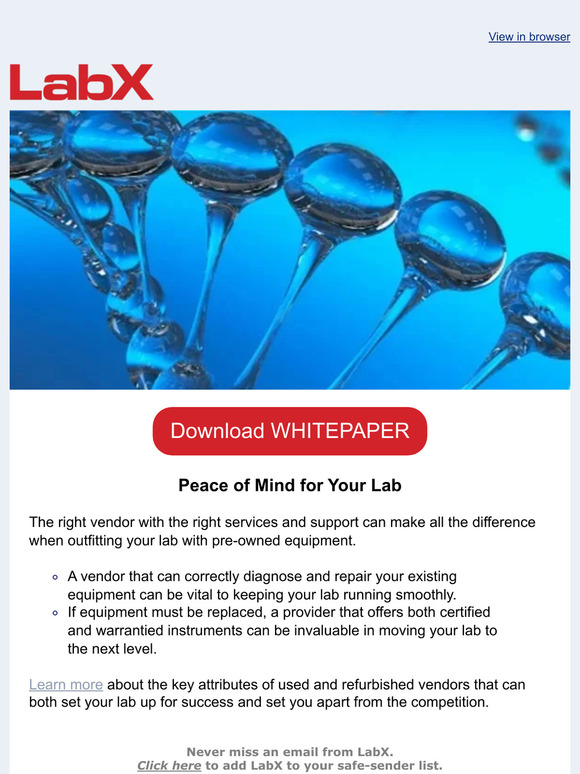 LabX Download Elevate Your Lab with the Right Partner Choosing the