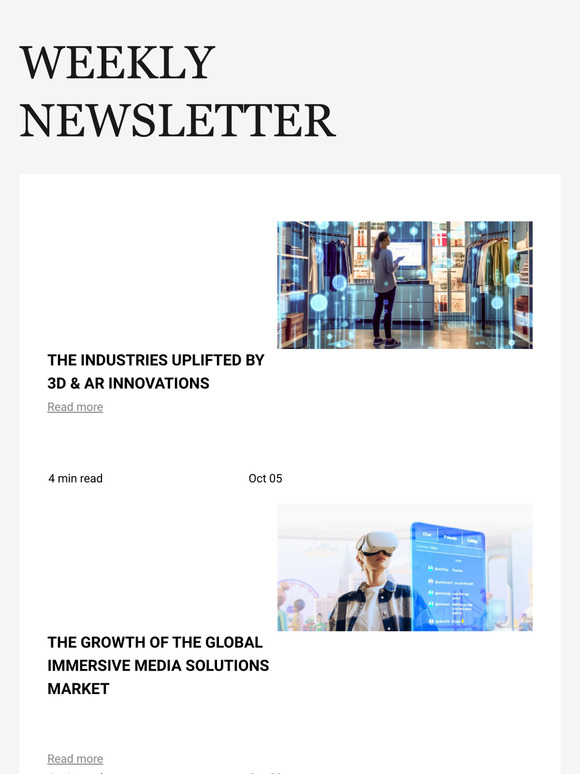 Cappasity News - The industries uplifted by 3D & AR innovations