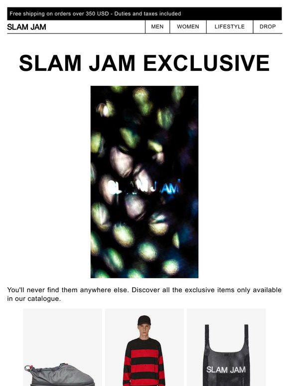 Save on New-Season Collections in the Slam Jam Black Friday Sale