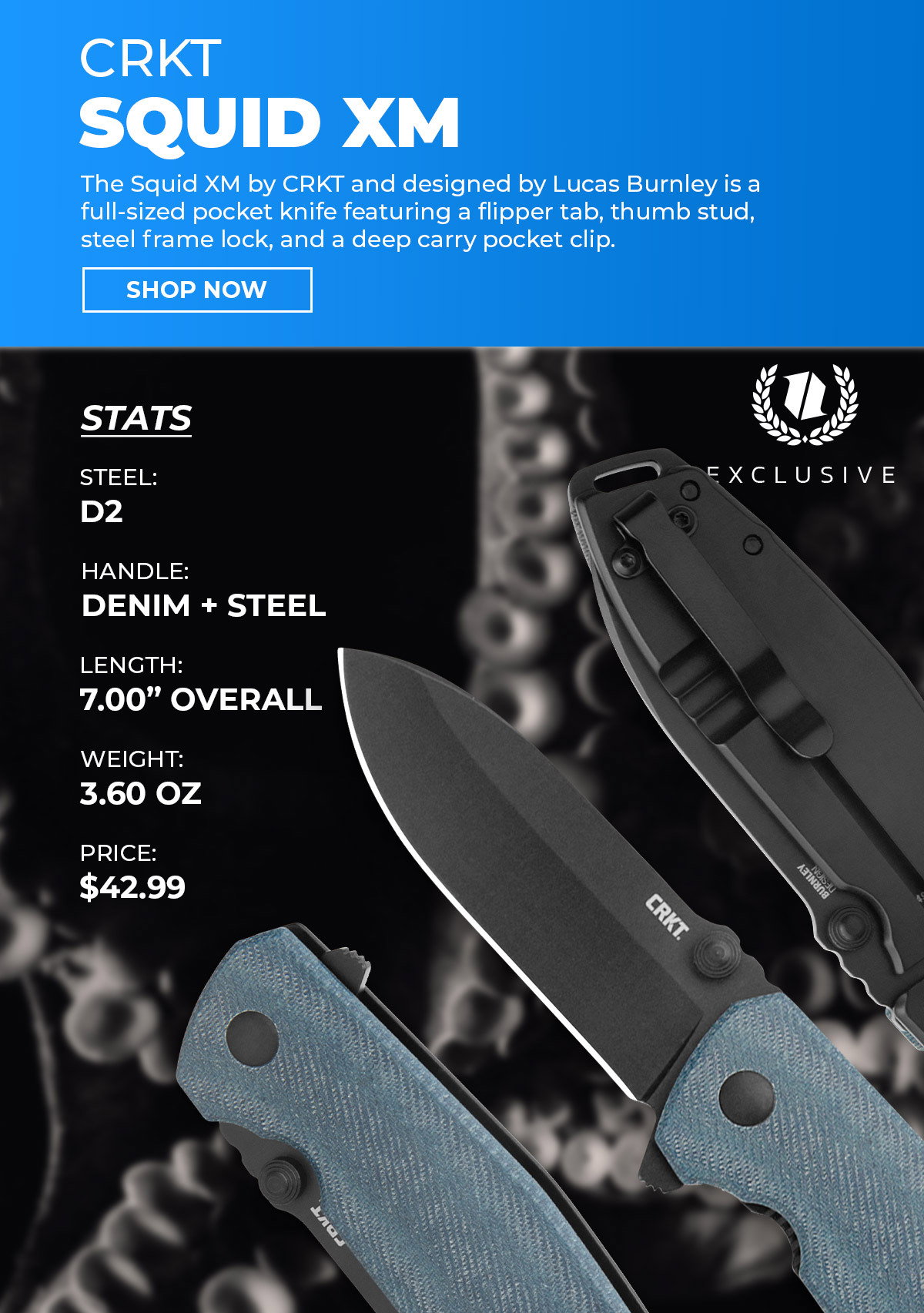 CRKT Squid XM