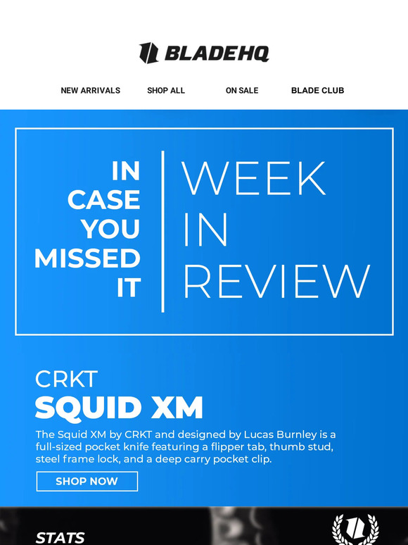 Blade HQ Source Here are the most popular knives from this week