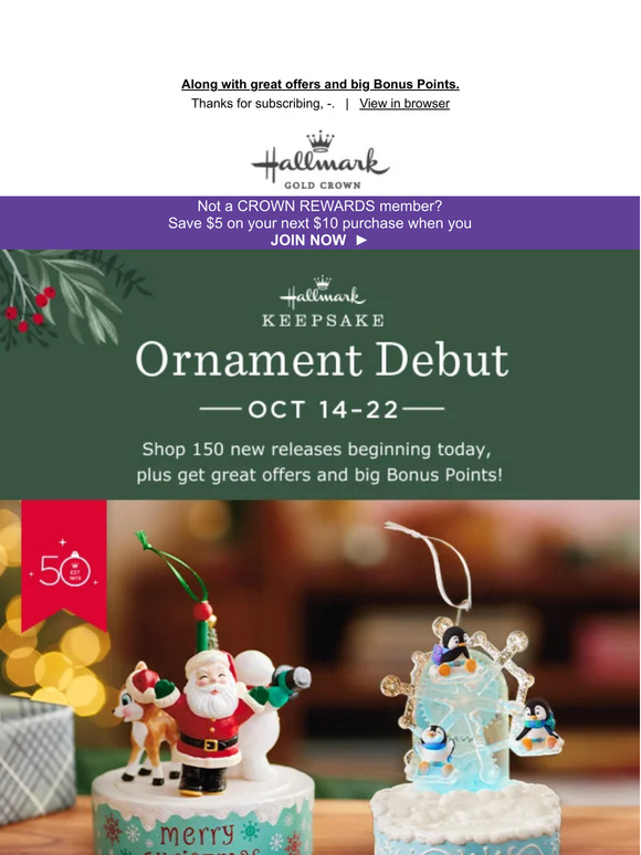 Hallmark Hooray, Ornament Debut is here! 🎉 Milled