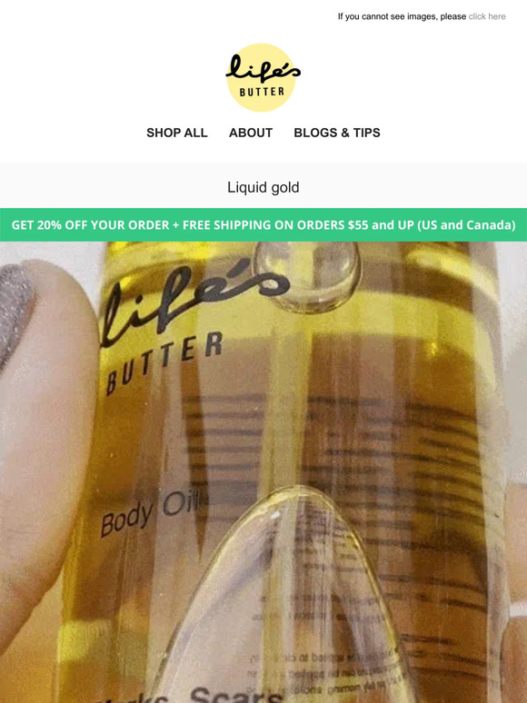 Life's Butter Stretch marks? Let's talk about it. Milled
