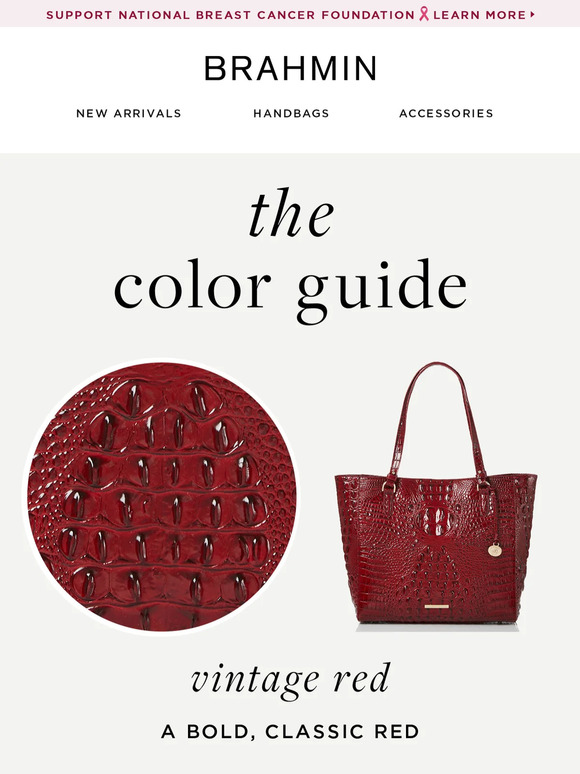 Brahmin Handbags Check out our COLOR guide 🎨 Milled