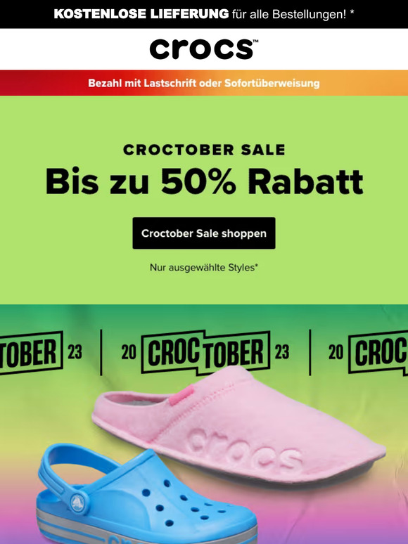 Stürm unseren Croctober Sale!