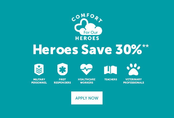 Comfort For Heroes | 30% Offg