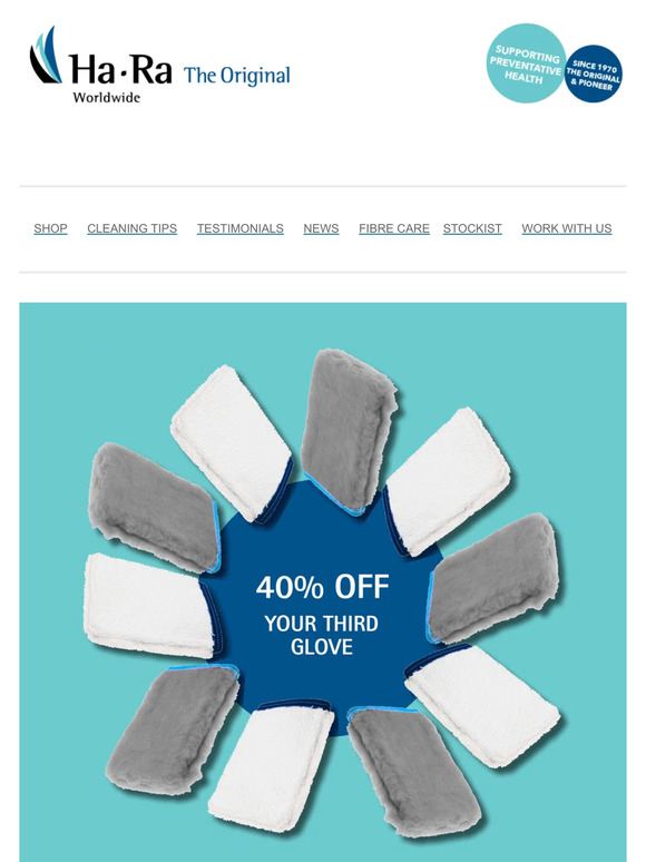 ⚡ Score 40% OFF your third Glove ⚡