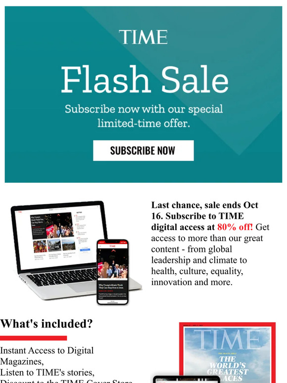 Last Chance! 7 Day Flash Sale ends Oct 16