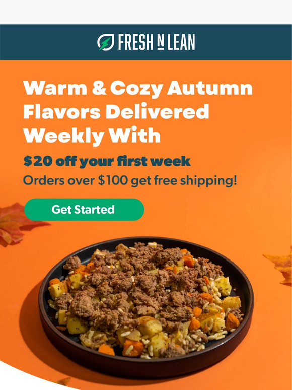Autumn's best bites delivered 📦