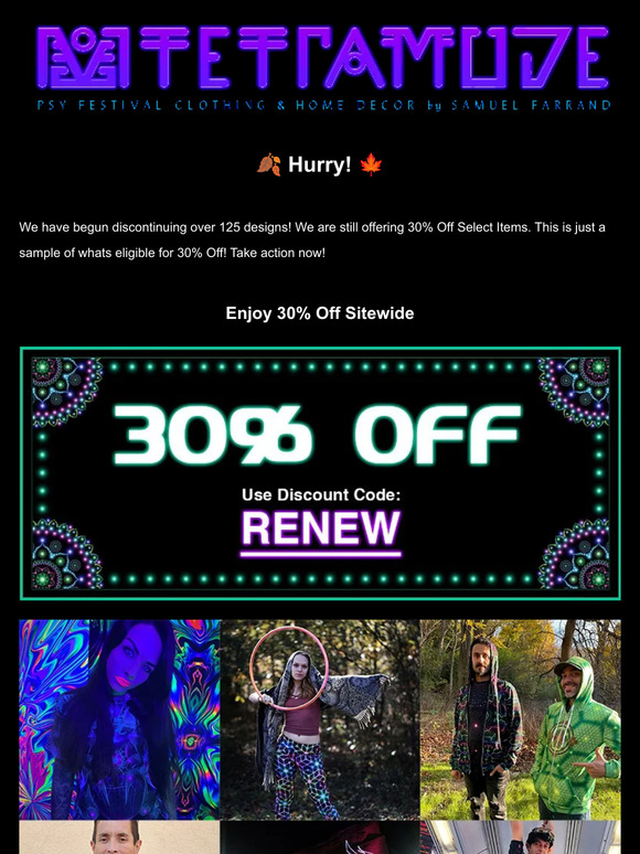 Special Saturday Flash Offer! 30% Off