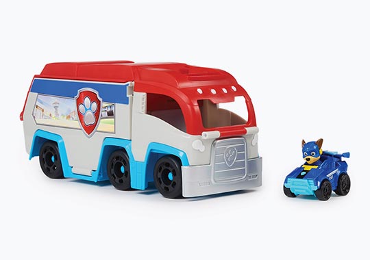 PAW Patrol Pup Squad Patroller with Chase Squad Racer Toy Set