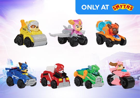 PAW Patrol The Mighty Movie Squad Racers Vehicles Set