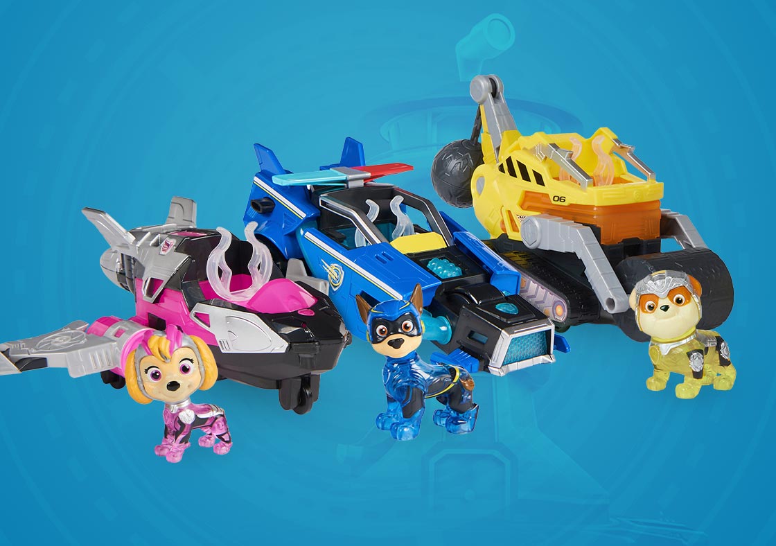 PAW Patrol The Mighty Movie Vehicles