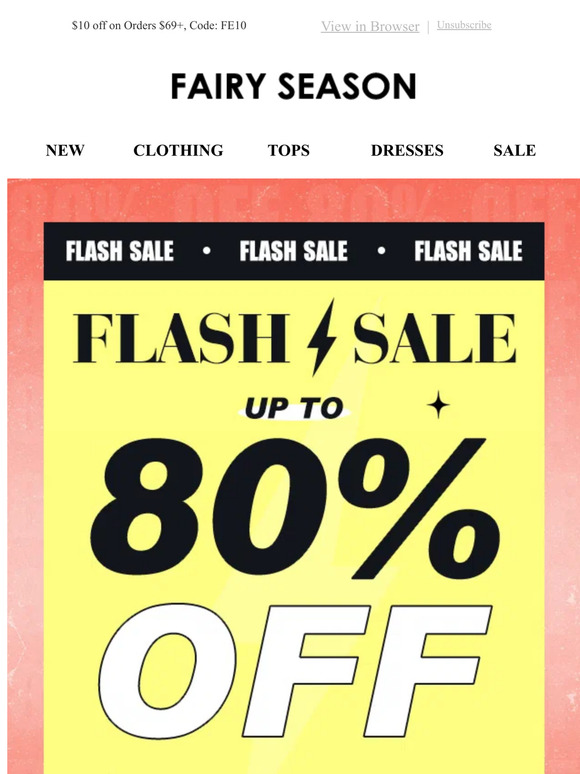⚡ Flash Sale⚡ Don't Miss Out！