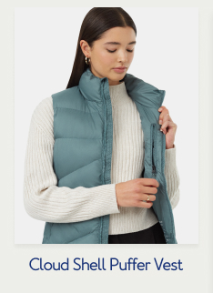Cloud Shell Puffer Vest