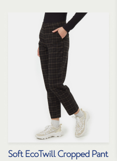 Soft EcoTwill Cropped Pant