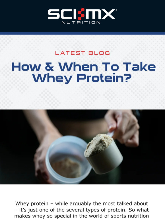 SCIMX How & When To Take Whey Protein? 🤔 Milled