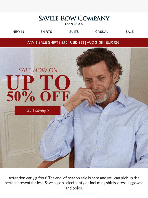 our sale has started
