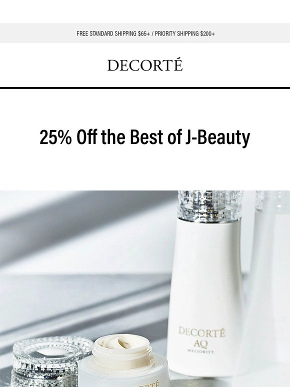 25% Off the Best of J-Beauty