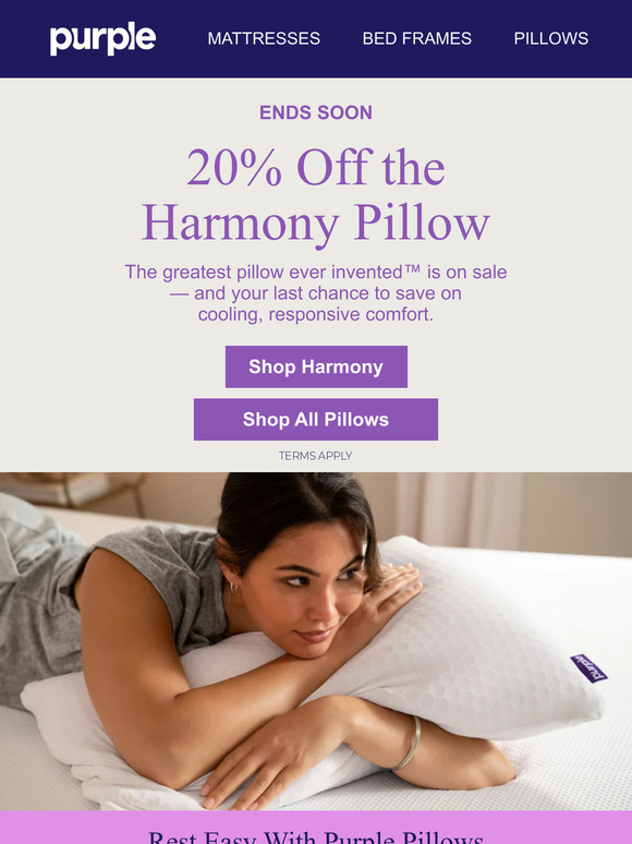 Ends Soon: 20% Off The Best Pillow...Ever