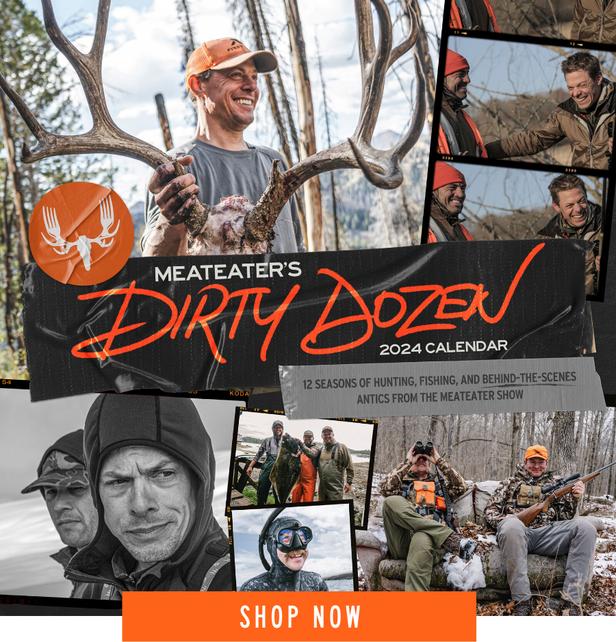 MeatEater NEW Dirty Dozen 2024 Calendar Milled