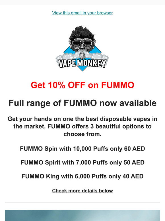 Vape Monkey: New Amazing Disposables at Vape Monkey | Milled