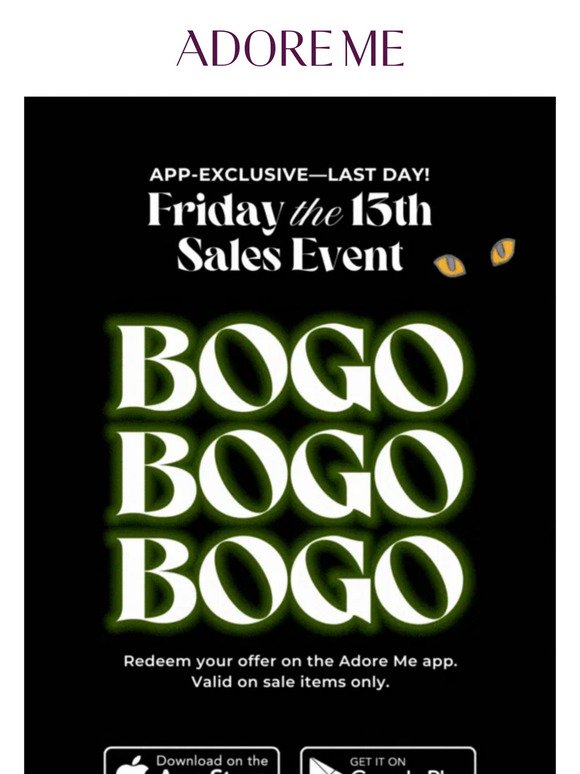 Don't miss this BOGO sale! 🤩