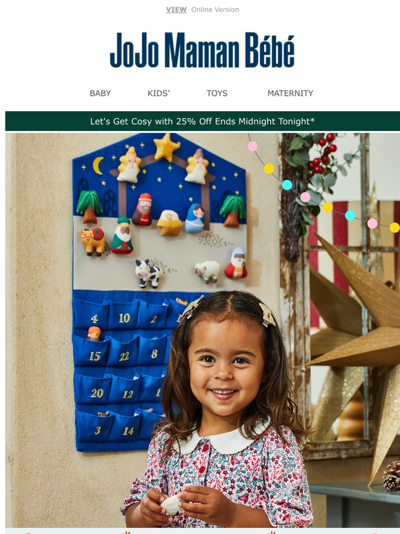 JoJo Maman Bebe IE Plan ahead for Christmas Milled