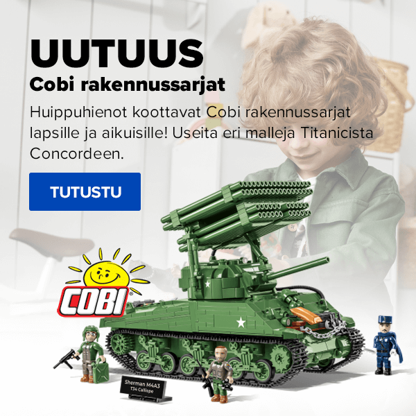 UUTUUS Cobi rakennussarjat
