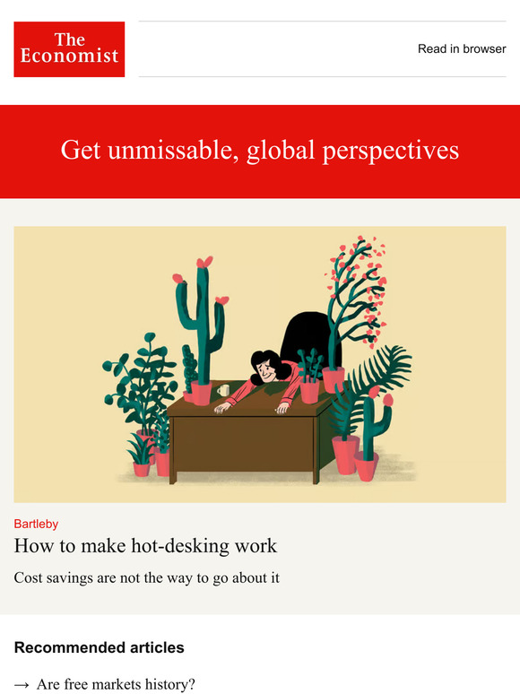 The Economist GMAT Tutor Spotlight story How to make hotdesking work Milled