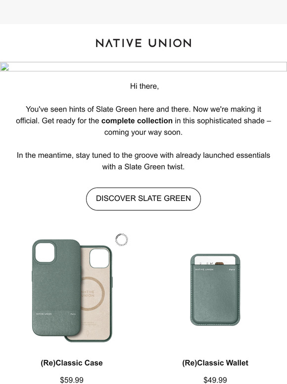 Sneak Peek: All your favorites in Slate Green 🌿