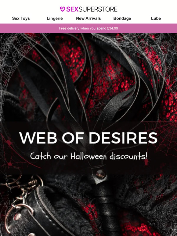 🕸️ Web of Desires: Catch Our Halloween Discounts!