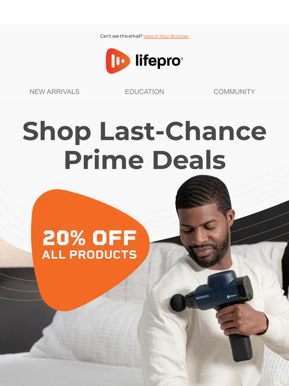 Life Pro Amazon Discount Code lifepro: 🚨Prime Sale Last Call! | Milled