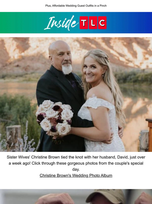 TLC Christine Brown's Stunning Wedding Photo Album + Barry Plath's Jaw