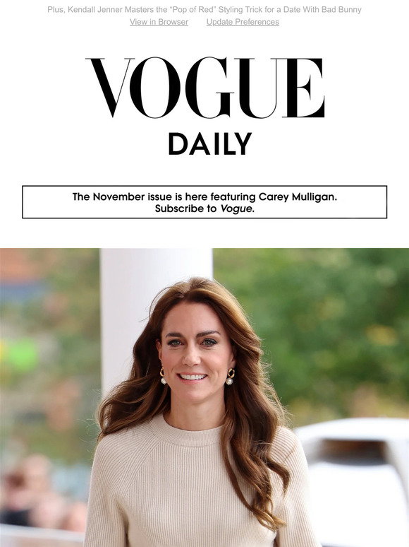 VOGUE: Kate Middleton’s Fall Knitwear Is From Her Favorite Affordable ...