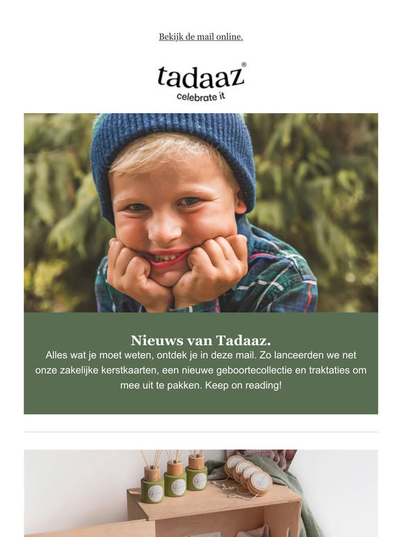 Blijf up to date met de laatste nieuwtjes van Tadaaz. 🤍