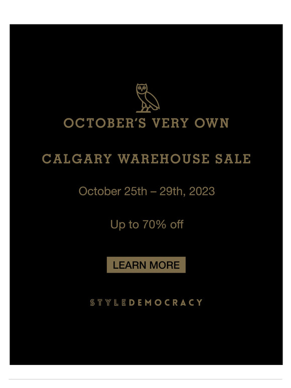 StyleDemocracy: OVO Warehouse Sale: Final 2 Days to Shop