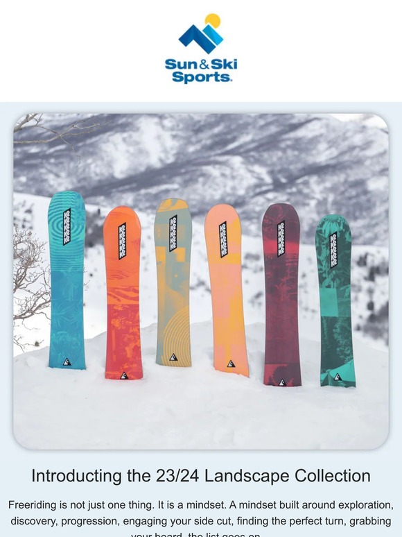 Sun & Ski Sports Introducing the 23/24 K2 Landscape Collection Milled